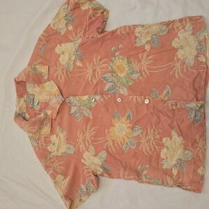 Tommy Bahama Women’s Silk Tropical Floral Shirt Size Small S